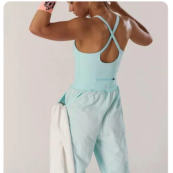 Free People Righteous Onesie in Mojito in Small - Picture 3 of 7